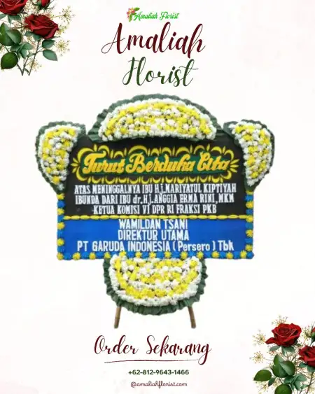 Papan Bunga Duka Cikelat